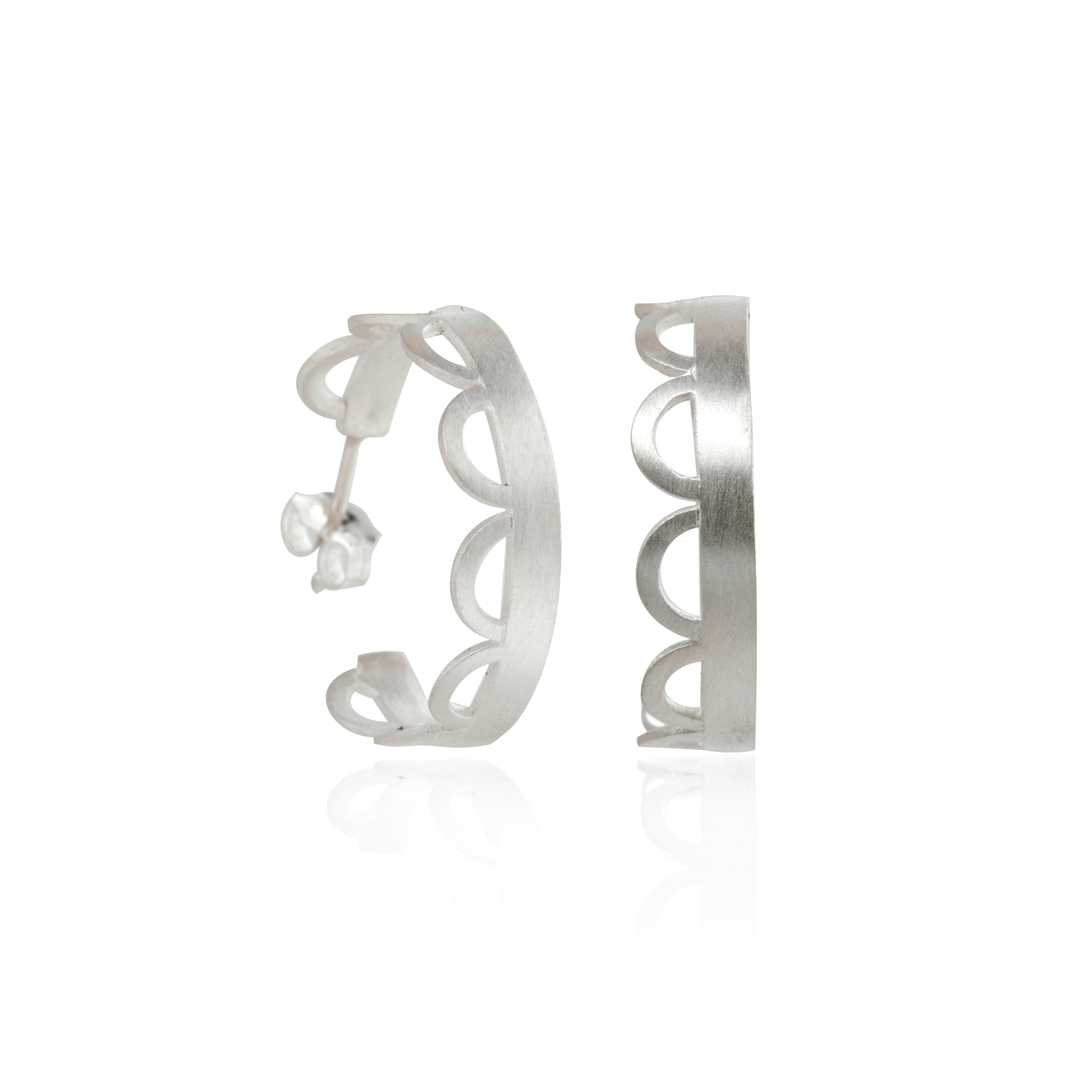 Looped Fringe Hoops