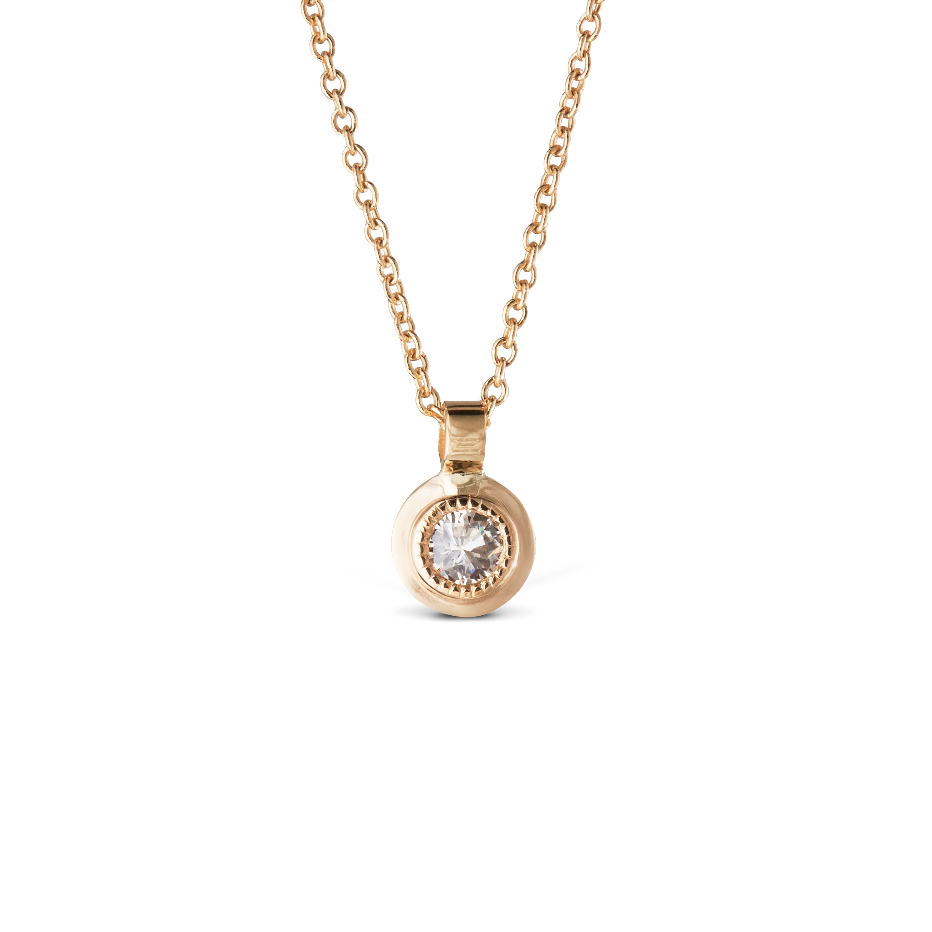Flowerette Diamond Pendant