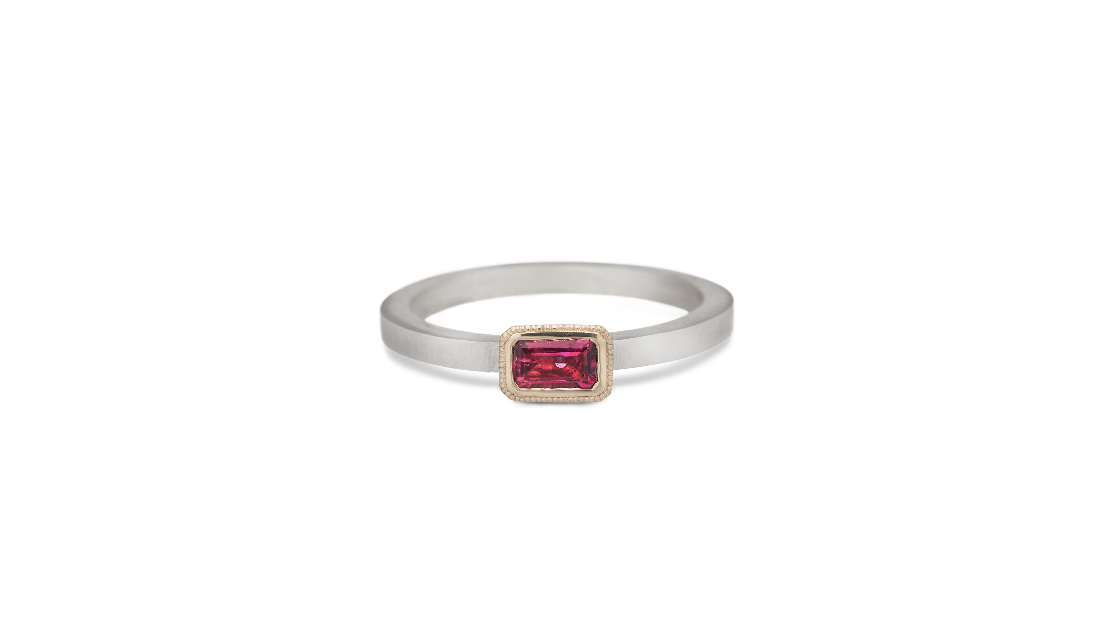 Pink Tourmaline Emerald Cut