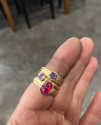 Gemstone Stacking Rings