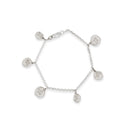 Floral Charm Bracelet