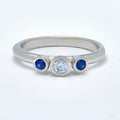 Two Sapphires and a Diamond