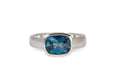 Antique Cut London Blue Topaz