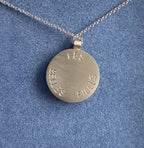 Diamond Disc Pendant