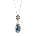 Moss Kyanite with rays of light