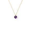 Antique Cushion Cut Amethyst Pendant