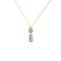 Daisy Dew Drop with Tourmaline