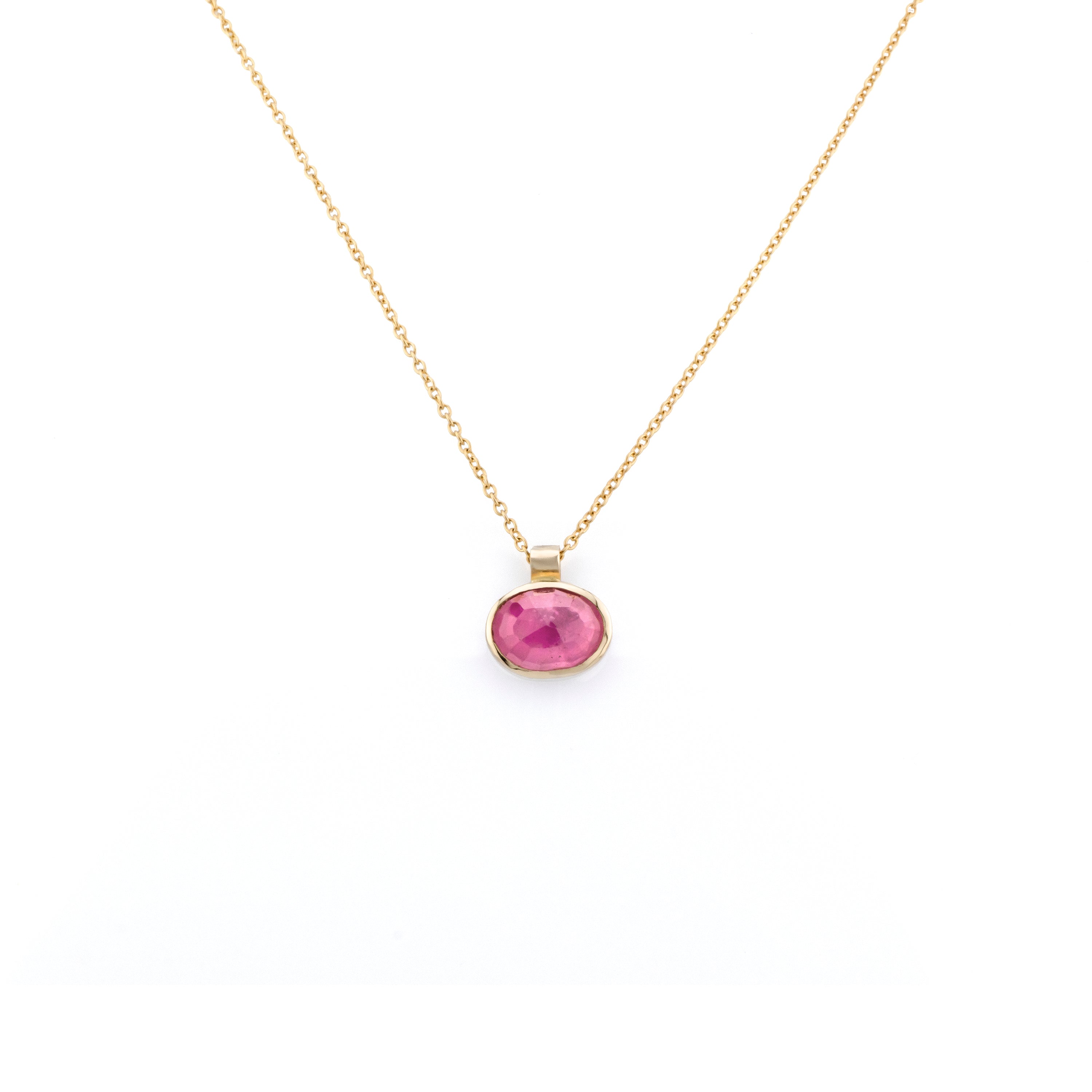 Rosy Pink Oval Sapphire