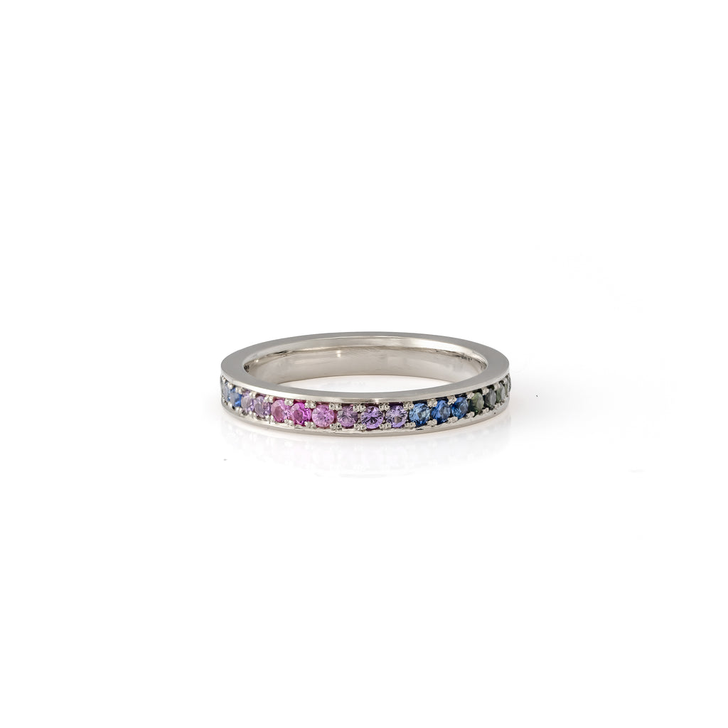 Rainbow Sapphire Ring