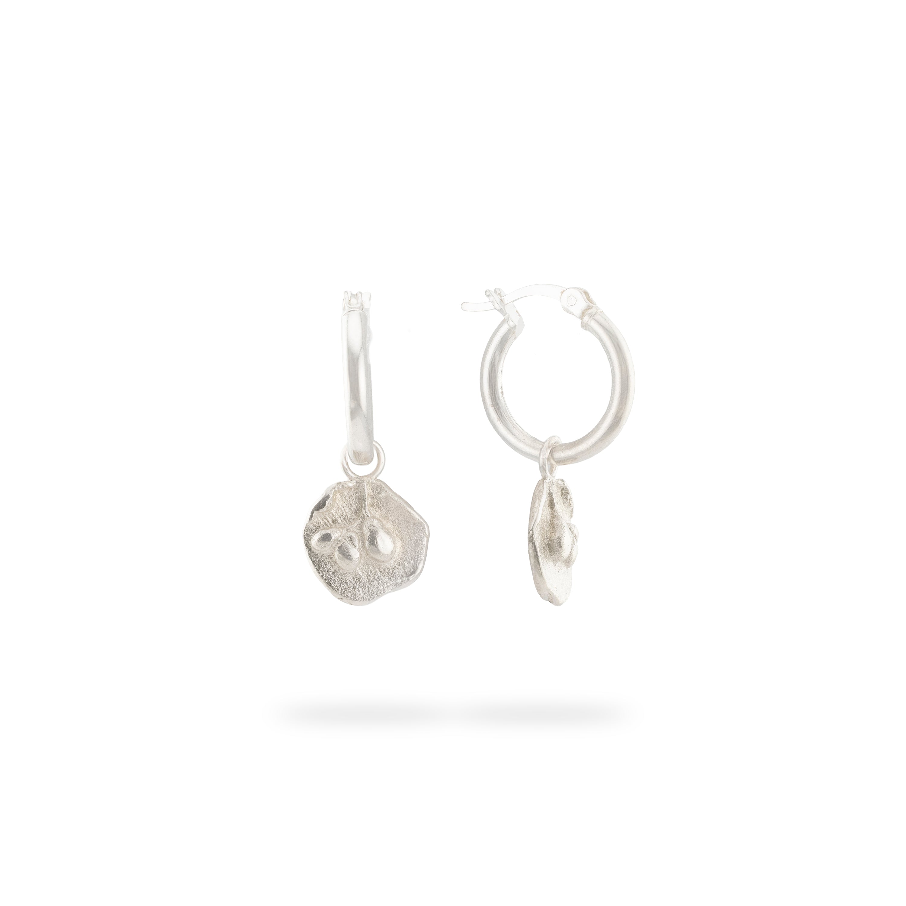 Floral Talisman on Hoops