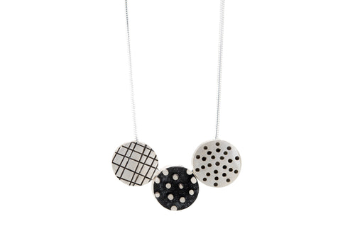 Trio Patterned Necklace