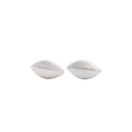 Smooth Mini Leaf Studs