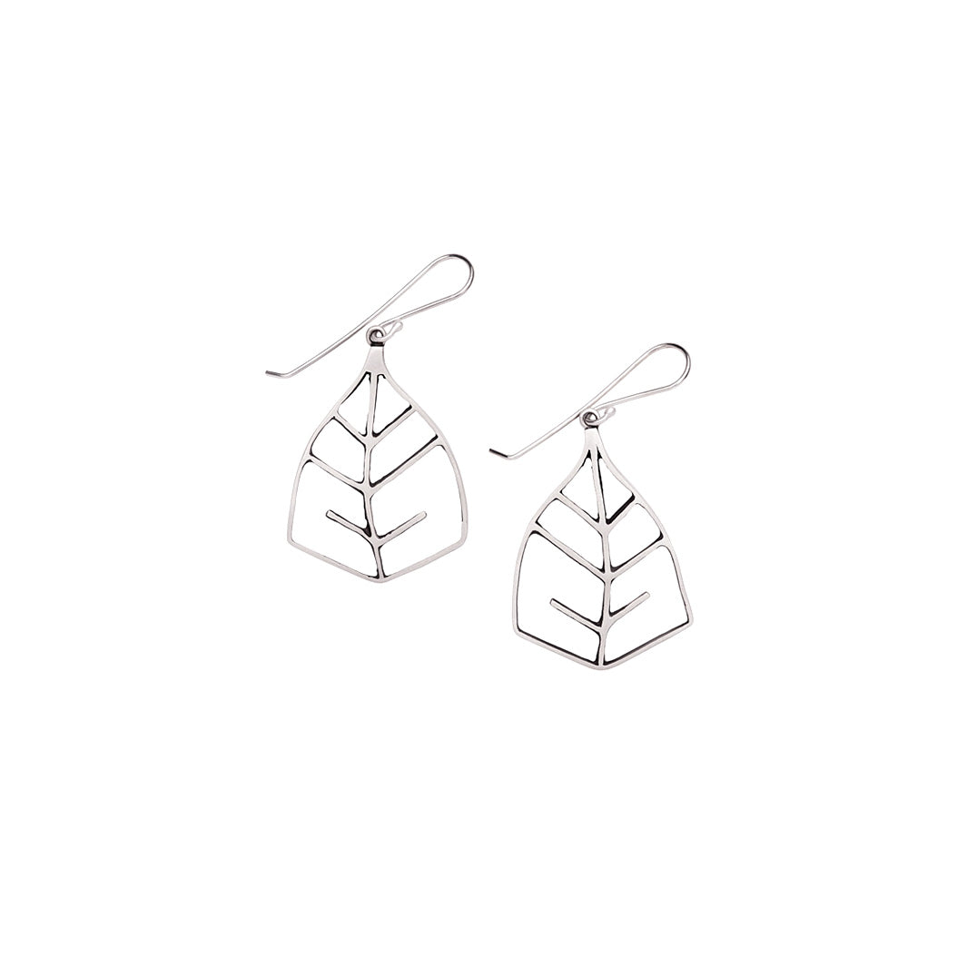 Large Leaf Earrings