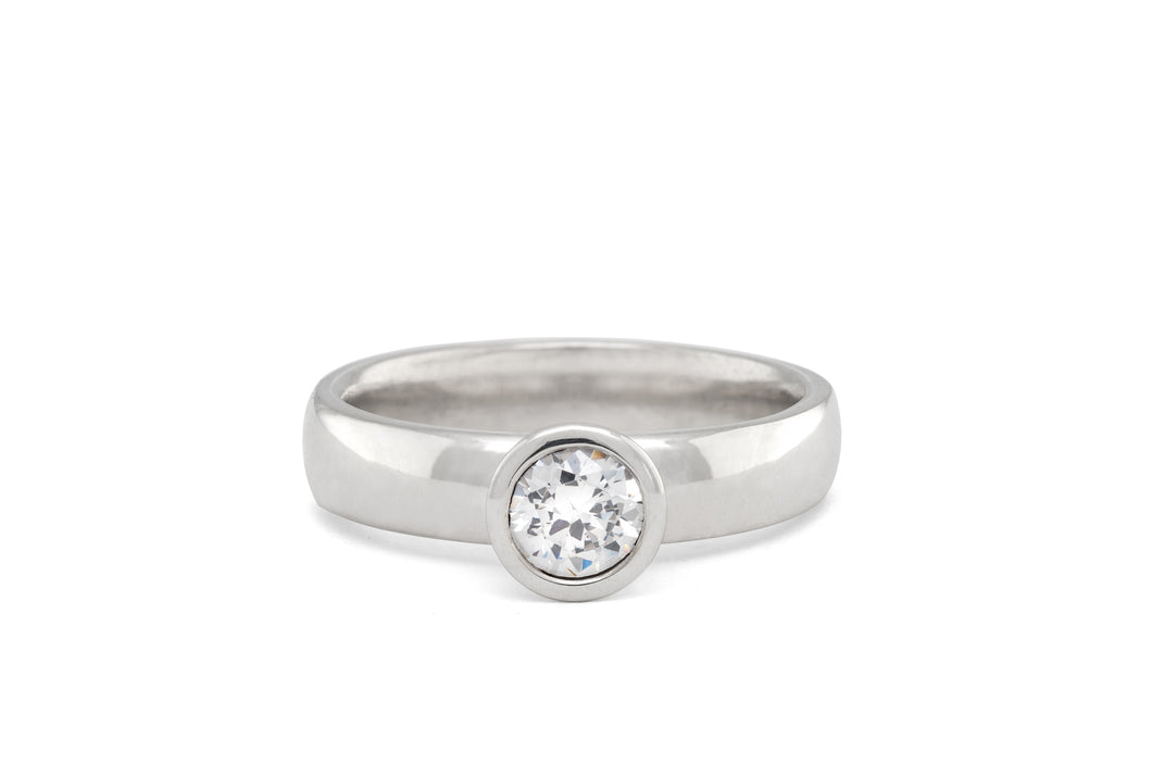 Bezel Set Diamond Ring – Andrea Mueller